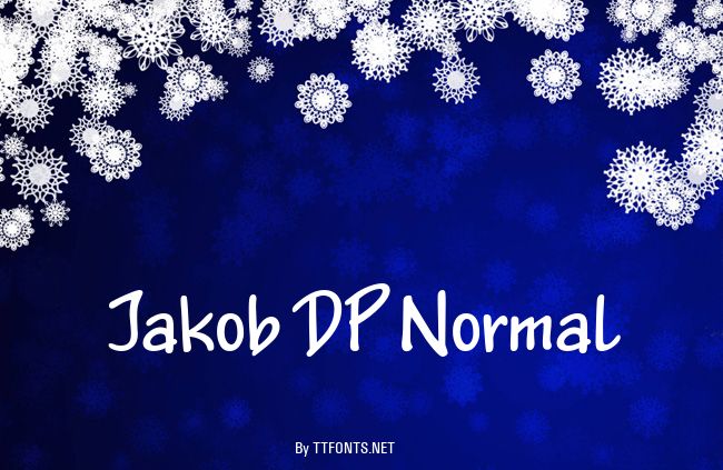 Jakob DP Normal example